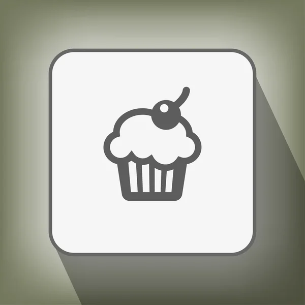 Piktogramm des Kuchensymbols — Stockvektor