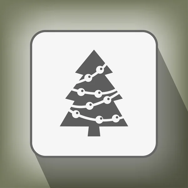 Pictografía del árbol de Navidad — Archivo Imágenes Vectoriales