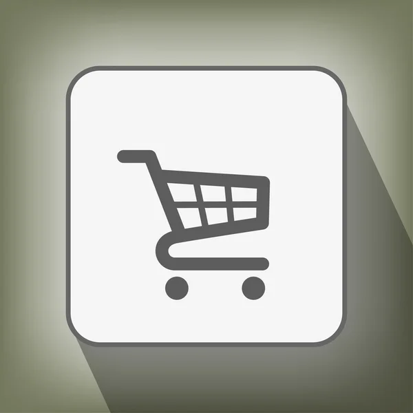 Pictograph shopping cart — Stock vektor