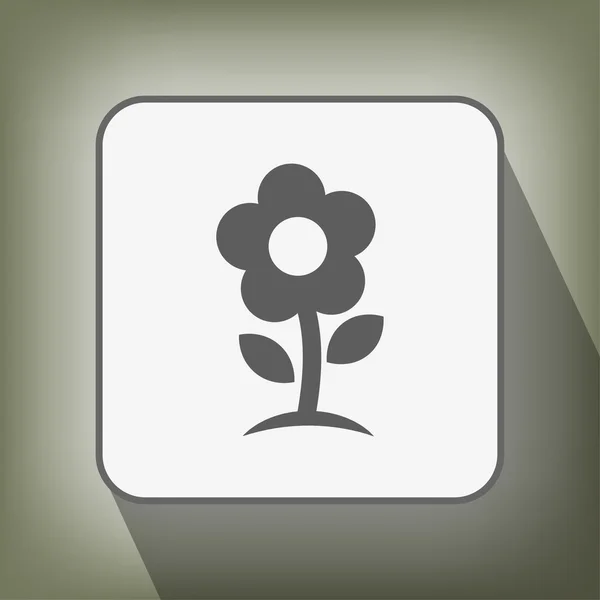 Пиктограф цветочной иконы — стоковый вектор