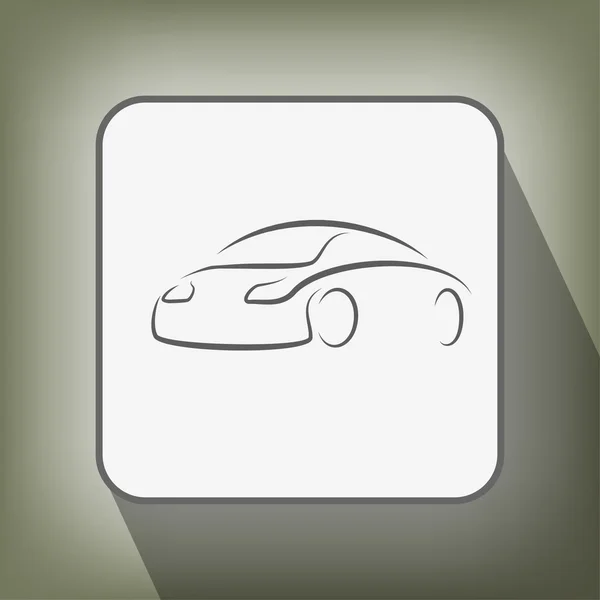 Pictograma do ícone do carro — Vetor de Stock