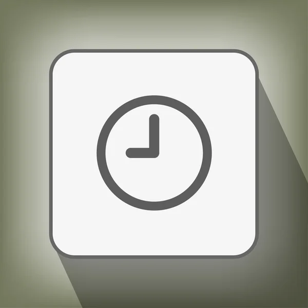 Pictografía del icono del reloj — Vector de stock