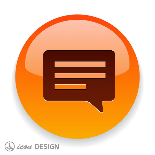 Message or chat icon — Stock Vector