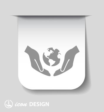 ekibimizi küre simgesi