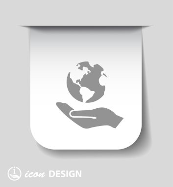 ekibimizi küre simgesi