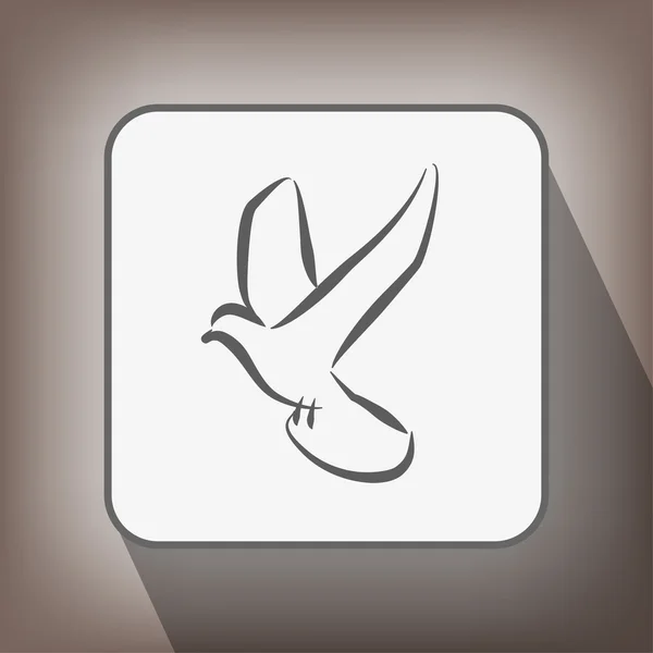 象形文的小鸟图标 — 图库矢量图片