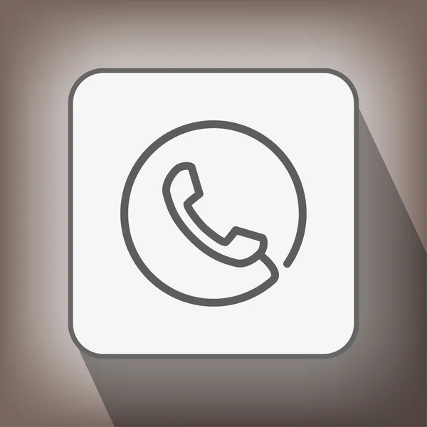 Ekibimizi telefon simgesi — Stok Vektör