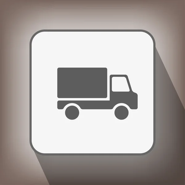 Pictograph ikon truk - Stok Vektor