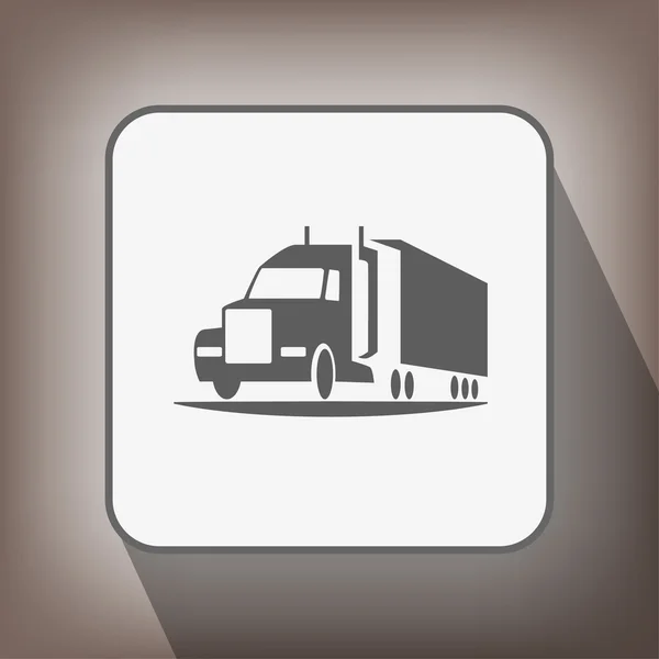 Pictogramme de l'icône du camion — Image vectorielle