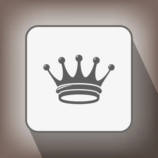 Pictograph of crown icon — Stock Vector
