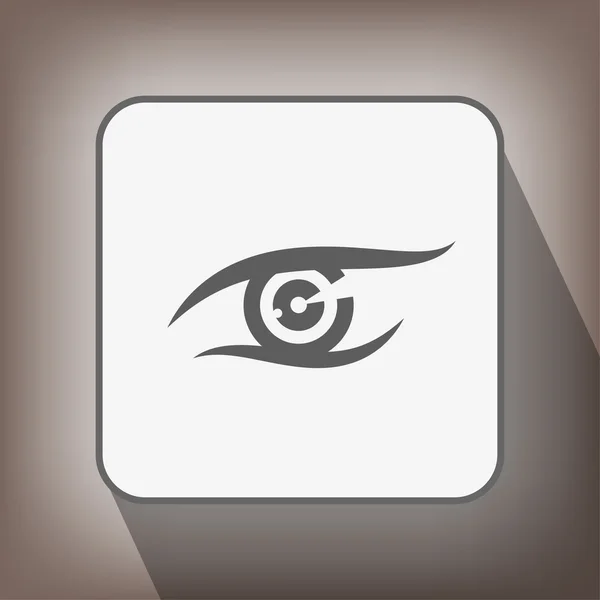 Pictografía del icono del ojo — Archivo Imágenes Vectoriales