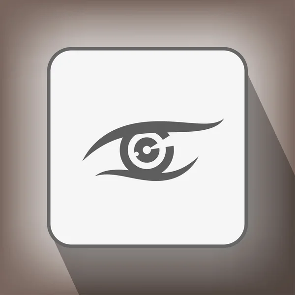 Pictograph of eye icon — Stock Vector