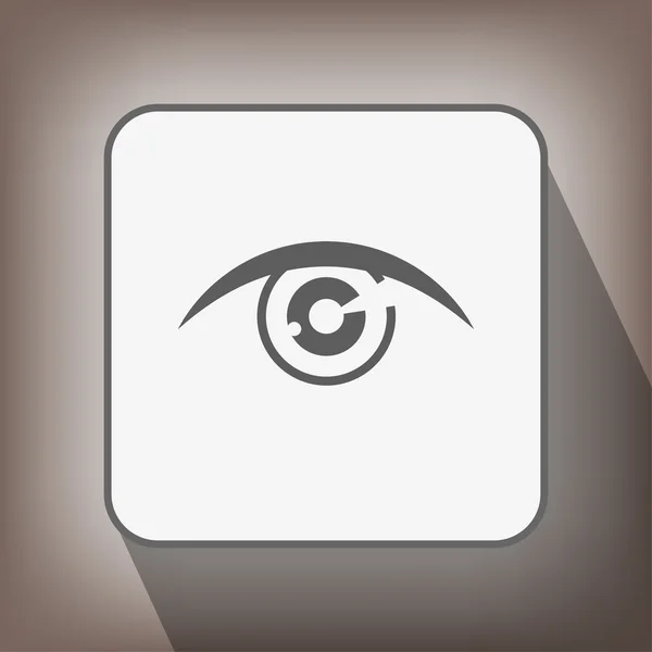 Pictograph of eye icon — Stock Vector