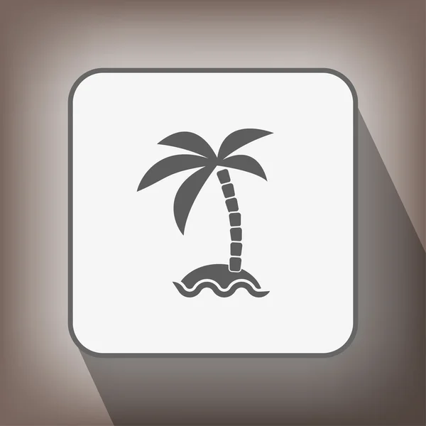 Piktogramm des Inselsymbols — Stockvektor