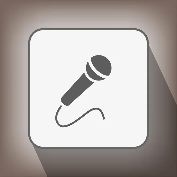 Mikrofonzeichen — Stockvektor
