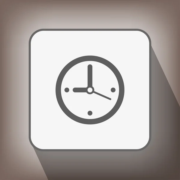 Piktogramm des Uhrensymbols — Stockvektor