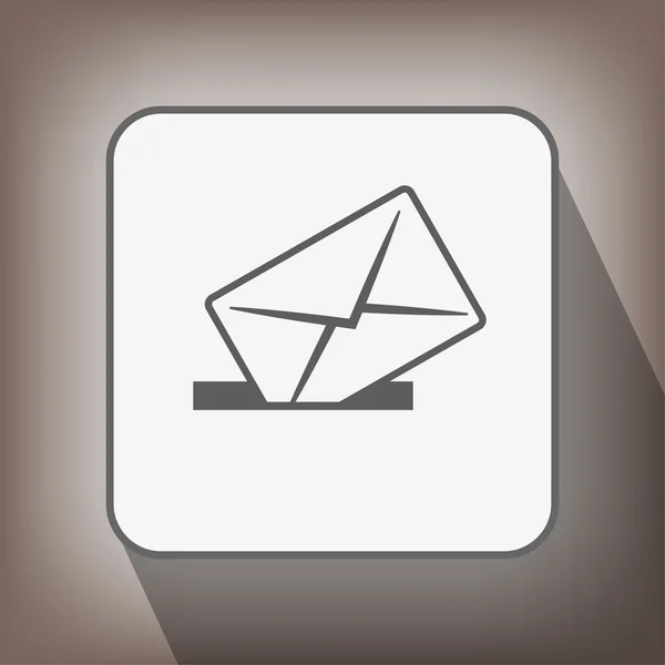 Pictograph av ikonen e-post — Stock vektor