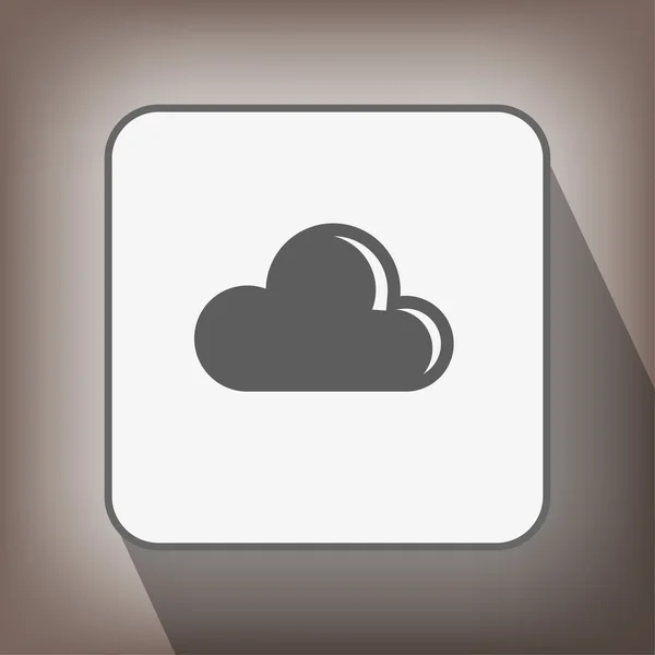 Pictograph of cloud icon — Stock Vector