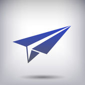 ikona papírového letadla
