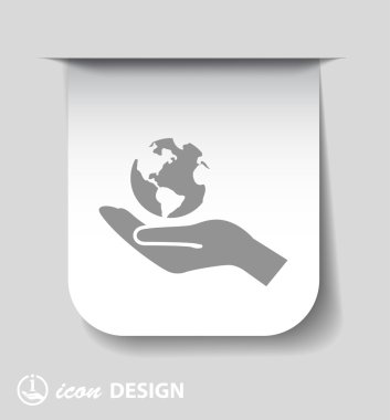 ekibimizi küre simgesi