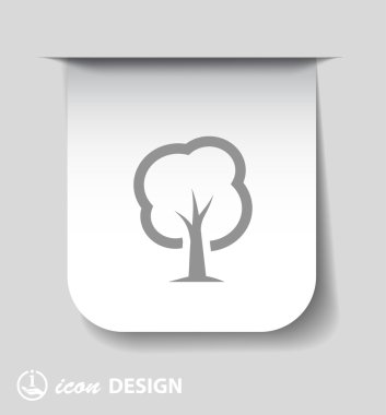 ağaç simgesiyle resim