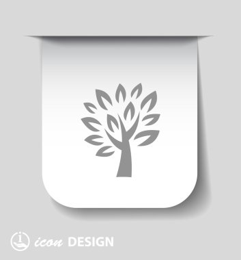 ağaç simgesiyle resim