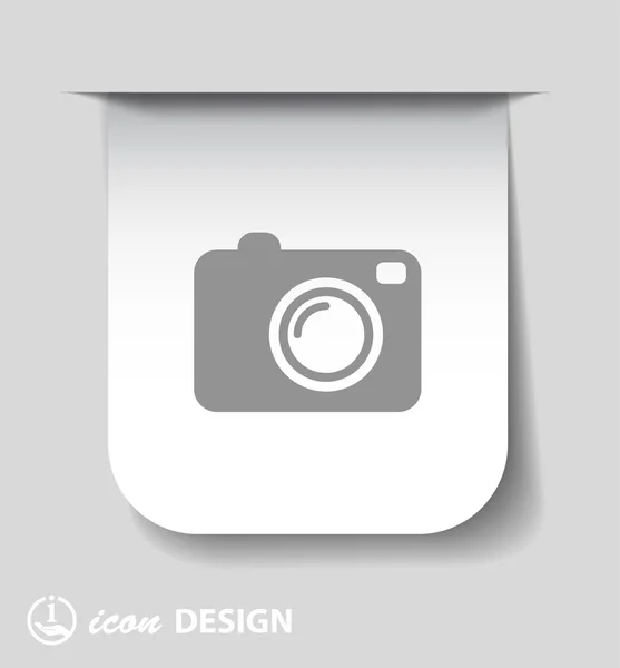 Pictograph of camera icon — Stock Vector