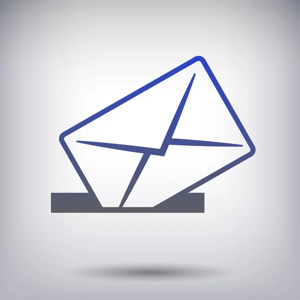 Pictografía del icono de correo — Vector de stock