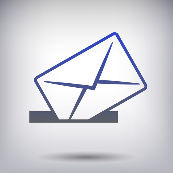Pictograph of mail icon