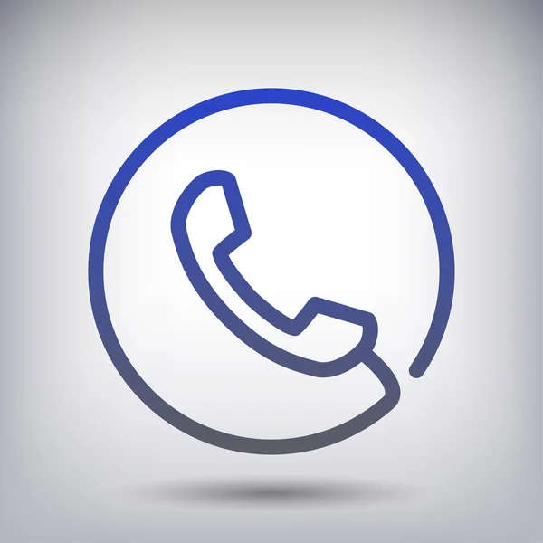 Pictograma do ícone do telefone —  Vetores de Stock