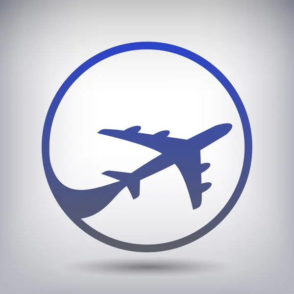Pictograph av flygplan ikonen — Stock vektor