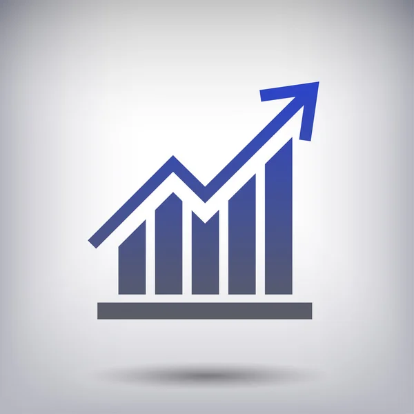 Pictograma do ícone gráfico — Vetor de Stock