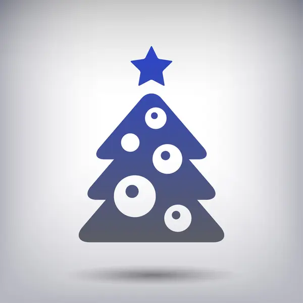 Pictografía del árbol de Navidad — Vector de stock