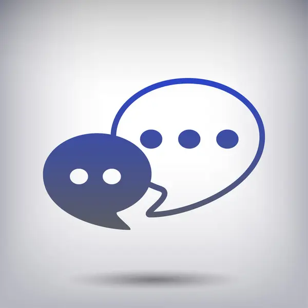 Εικονόγραμμα μηνύματος ή συνομιλία — Διανυσματικό Αρχείο