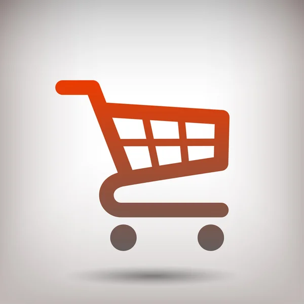 Pictograph shopping cart — Stock vektor