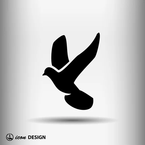 Pictograph voor vogel icon — Stockvector