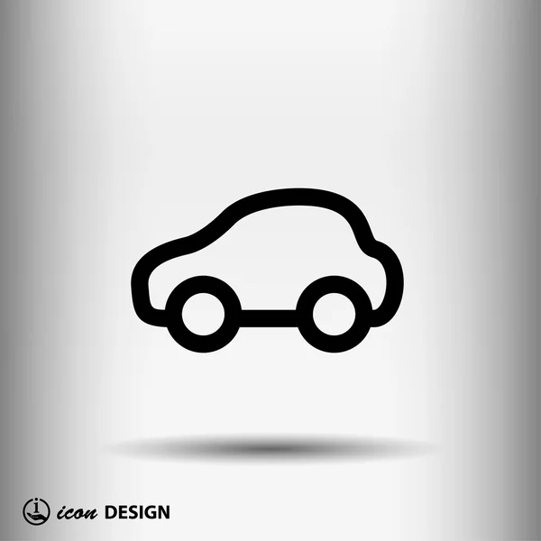 Pictograph of car icon — Stock Vector