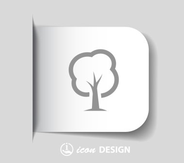 ağaç simgesiyle resim