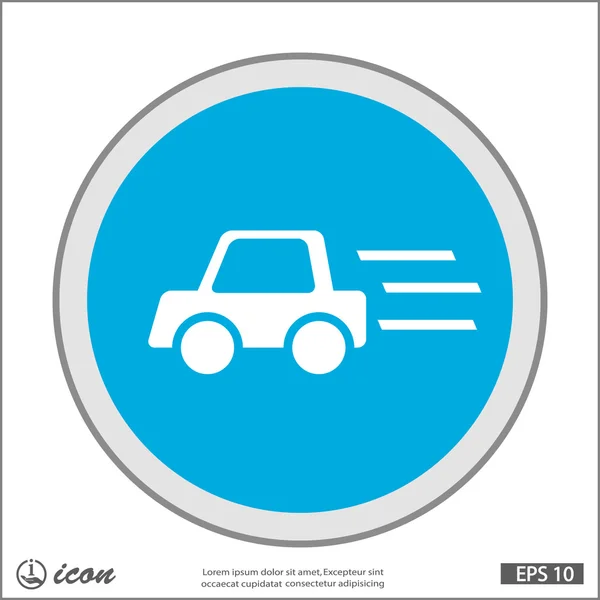 Pictograph of car icon — Stock Vector