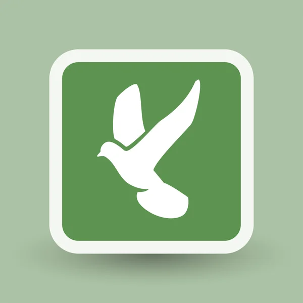 Pictograph för bird icon — Stock vektor