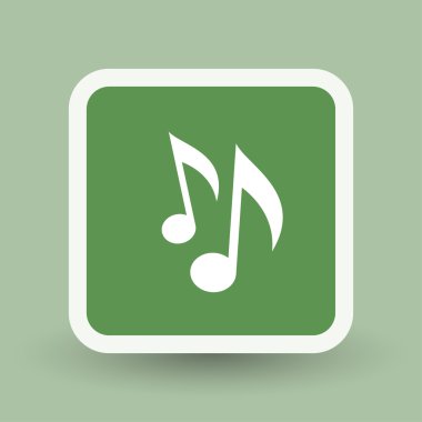 müzik not simgesini resim