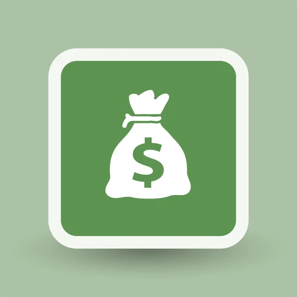 Pictograph of money icon — Stock Vector