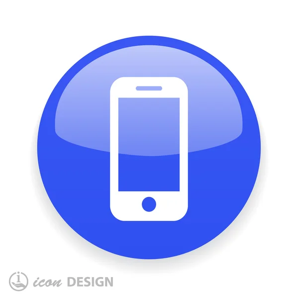 Pictografía del icono móvil — Archivo Imágenes Vectoriales
