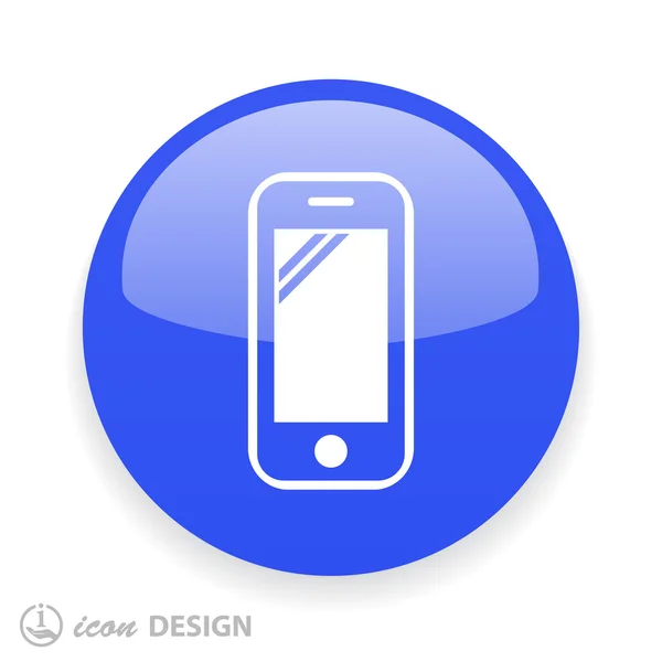 Pictografía del icono móvil — Archivo Imágenes Vectoriales
