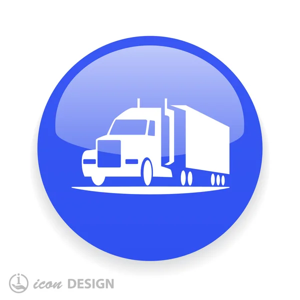 Pictogramme de l'icône du camion — Image vectorielle