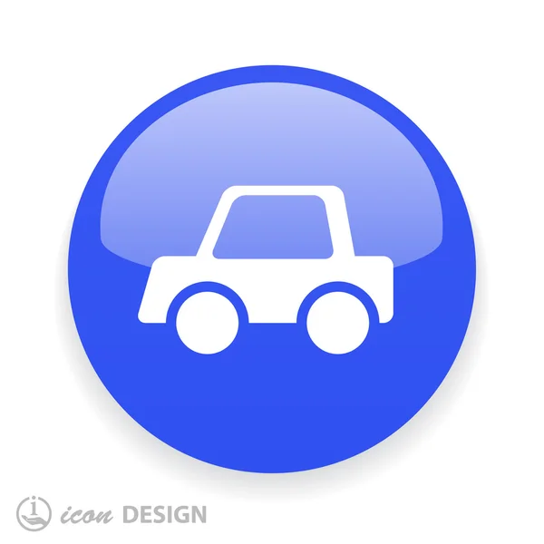 Pictograph of car icon — Stock Vector