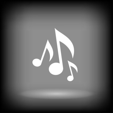 müzik not simgesini resim