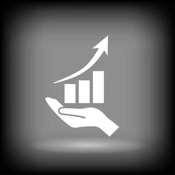 Pictogramme du graphique statistique — Image vectorielle