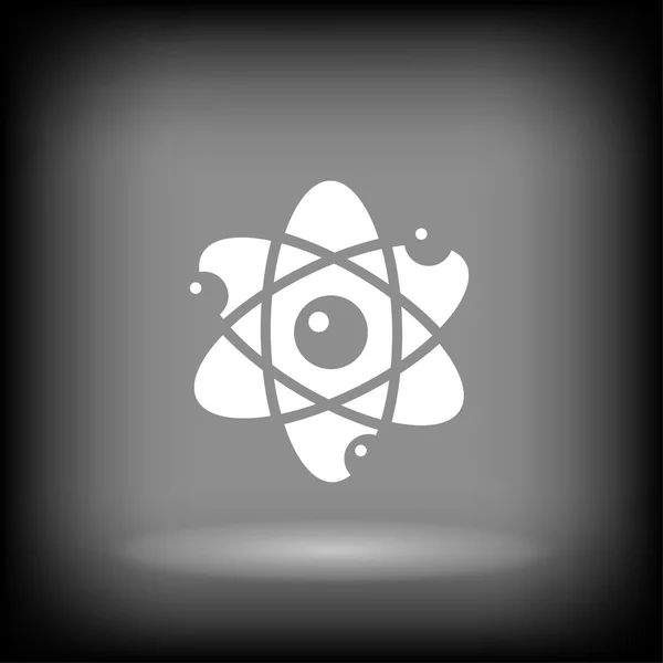 Piktogramm des Atomsymbols — Stockvektor