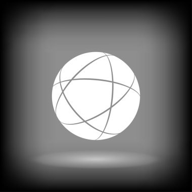 Küresel teknoloji ya da sosyal ağ simgesini